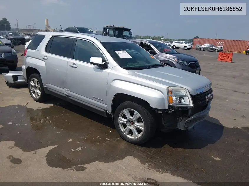 2017 GMC Terrain Sle-1 VIN: 2GKFLSEK0H6286852 Lot: 45660903