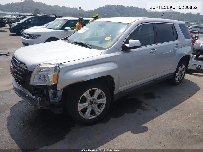 2017 GMC Terrain Sle-1 VIN: 2GKFLSEK0H6286852 Lot: 45660903
