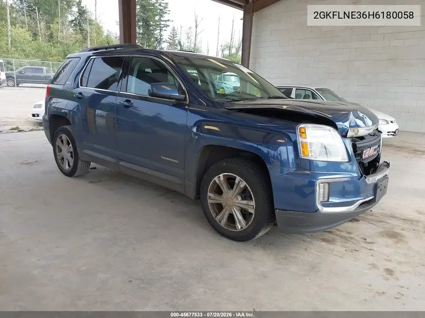 2017 GMC Terrain Sle-2 VIN: 2GKFLNE36H6180058 Lot: 45677533