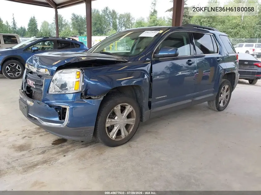 2017 GMC Terrain Sle-2 VIN: 2GKFLNE36H6180058 Lot: 45677533