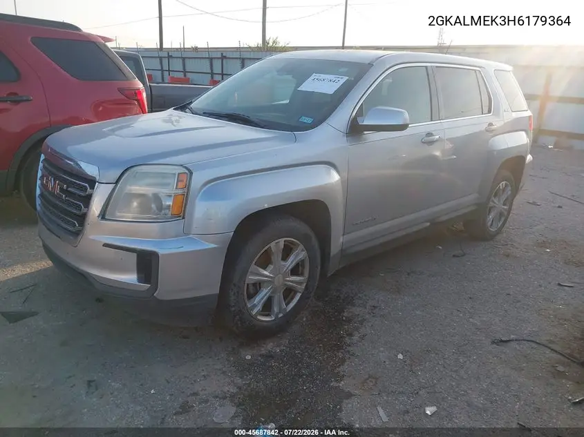 2017 GMC Terrain Sle-1 VIN: 2GKALMEK3H6179364 Lot: 45687842