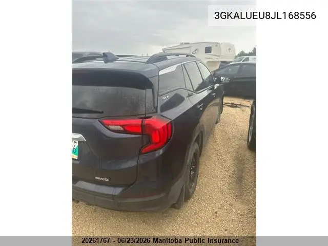 2018 GMC Terrain Sle VIN: 3GKALUEU8JL168556 Lot: 20261767