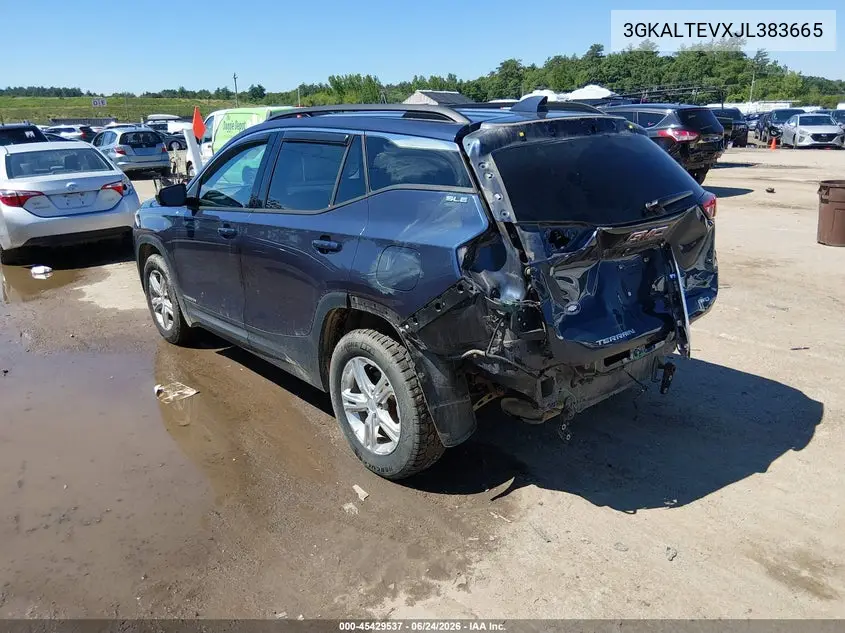 2018 GMC Terrain Sle VIN: 3GKALTEVXJL383665 Lot: 45429537
