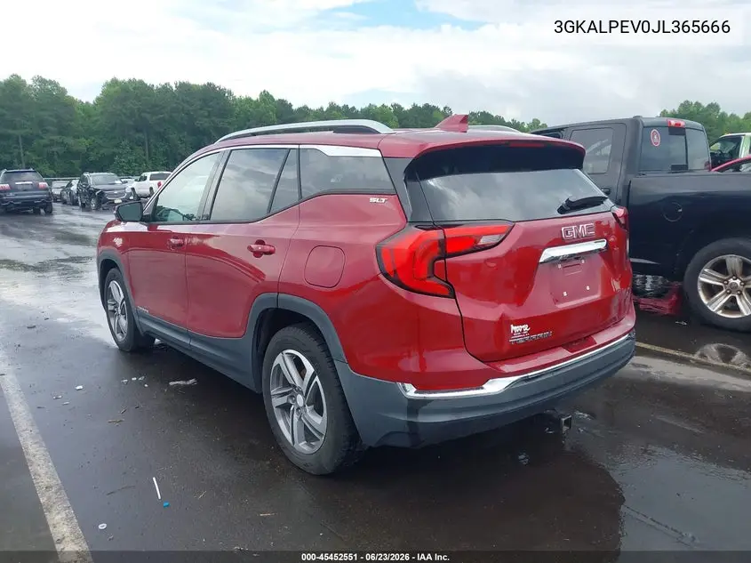 2018 GMC Terrain Slt VIN: 3GKALPEV0JL365666 Lot: 45452551