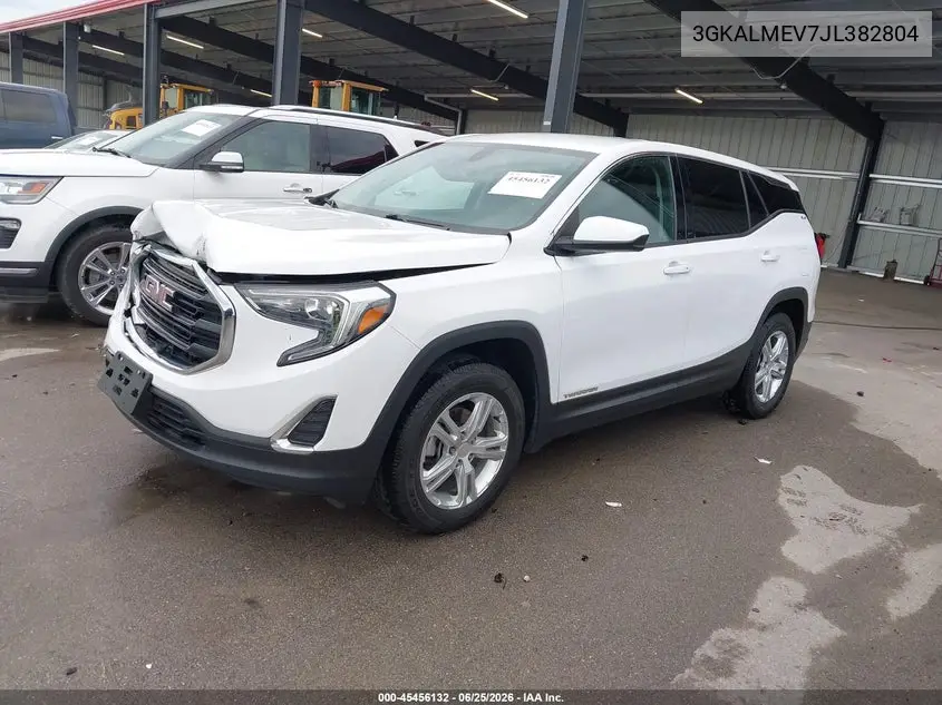 2018 GMC Terrain Sle VIN: 3GKALMEV7JL382804 Lot: 45456132