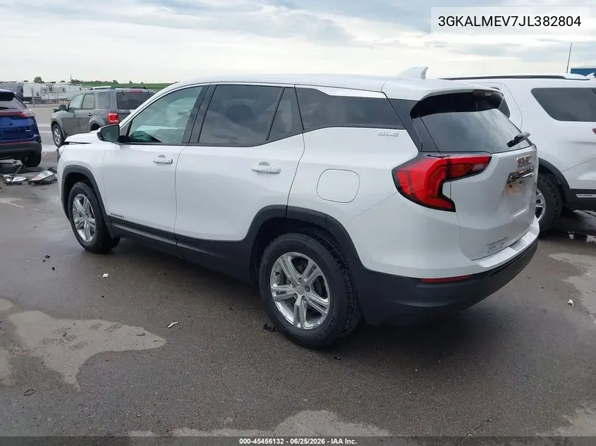 2018 GMC Terrain Sle VIN: 3GKALMEV7JL382804 Lot: 45456132