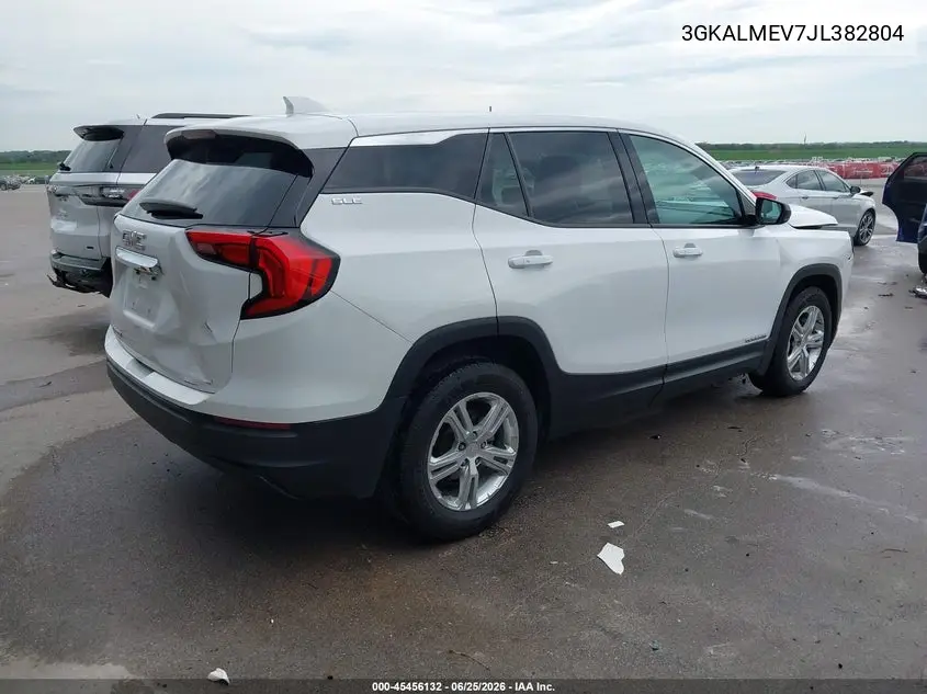 2018 GMC Terrain Sle VIN: 3GKALMEV7JL382804 Lot: 45456132