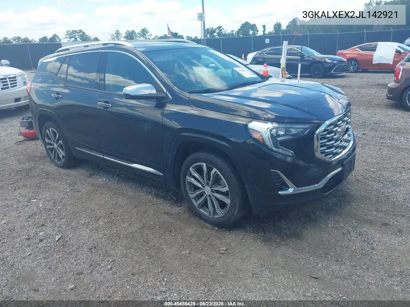 2018 GMC Terrain Denali VIN: 3GKALXEX2JL142921 Lot: 45456429