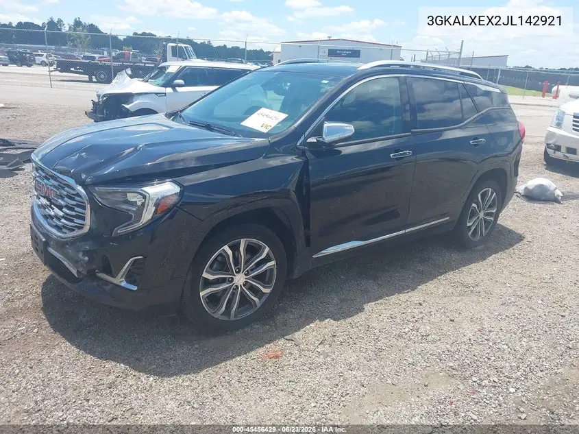 2018 GMC Terrain Denali VIN: 3GKALXEX2JL142921 Lot: 45456429