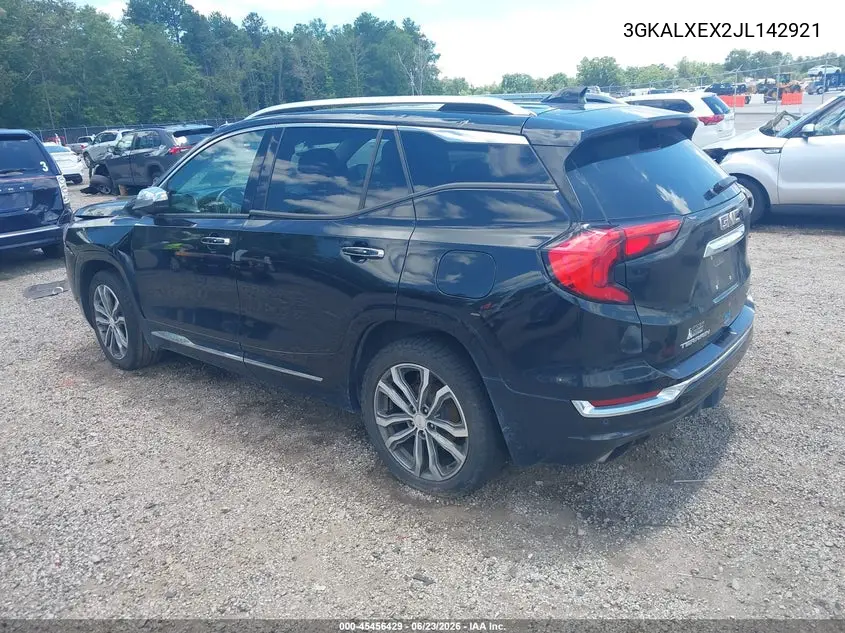 2018 GMC Terrain Denali VIN: 3GKALXEX2JL142921 Lot: 45456429
