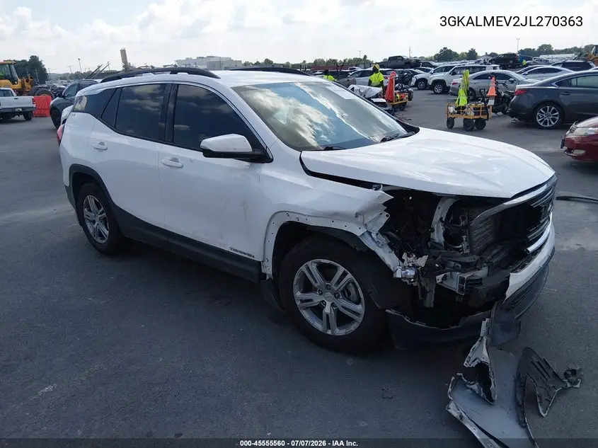 2018 GMC Terrain Sle VIN: 3GKALMEV2JL270363 Lot: 45555560