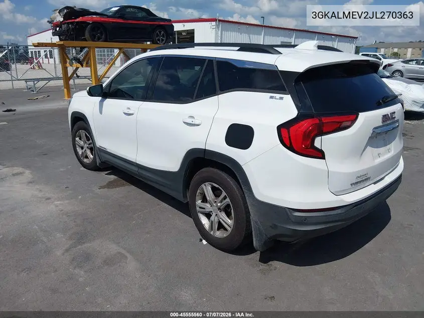 2018 GMC Terrain Sle VIN: 3GKALMEV2JL270363 Lot: 45555560