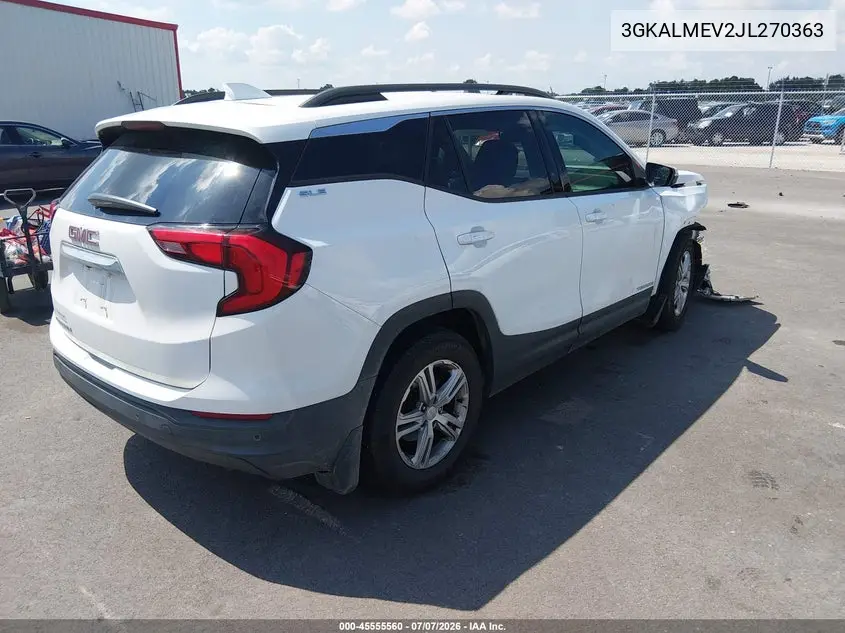 2018 GMC Terrain Sle VIN: 3GKALMEV2JL270363 Lot: 45555560