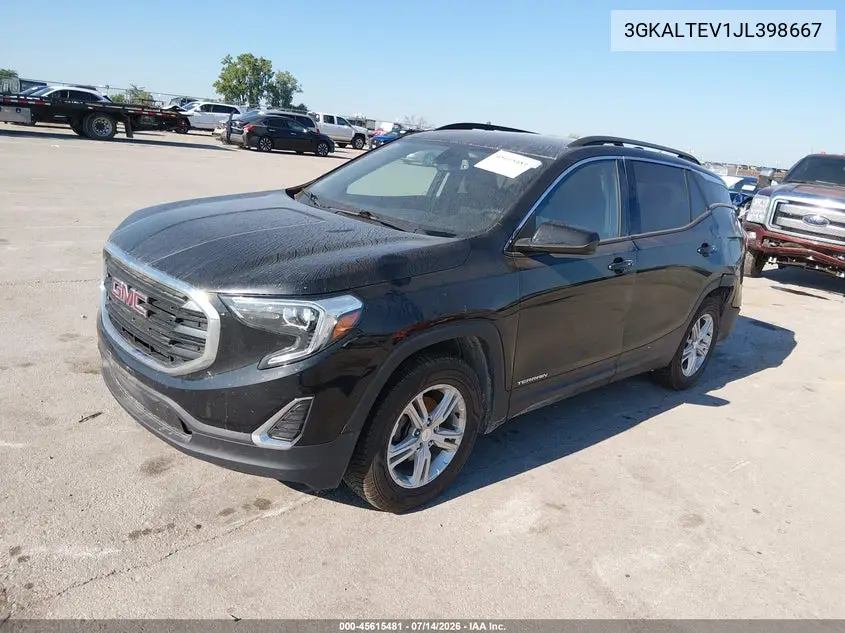 2018 GMC Terrain Sle VIN: 3GKALTEV1JL398667 Lot: 45615481