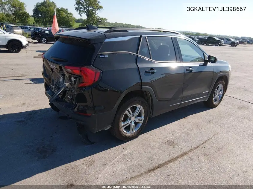 2018 GMC Terrain Sle VIN: 3GKALTEV1JL398667 Lot: 45615481