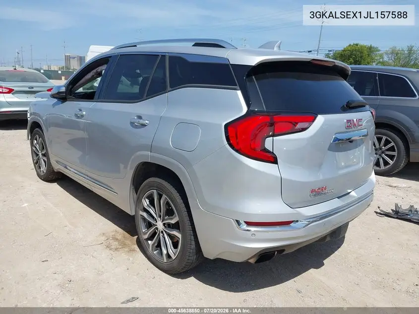2018 GMC Terrain Denali VIN: 3GKALSEX1JL157588 Lot: 45638850