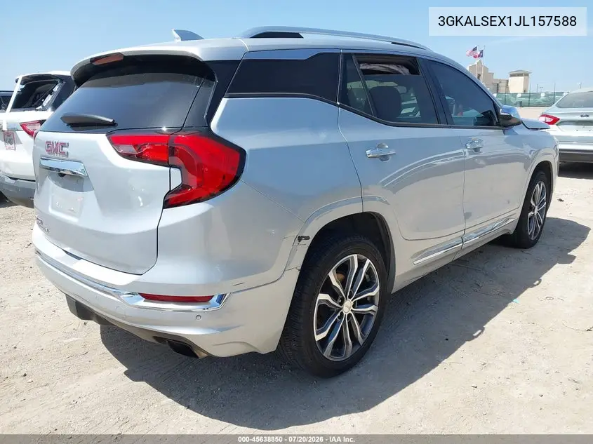 2018 GMC Terrain Denali VIN: 3GKALSEX1JL157588 Lot: 45638850