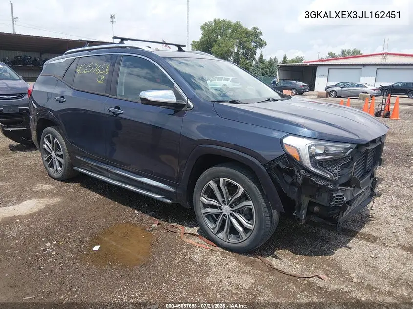 2018 GMC Terrain Denali VIN: 3GKALXEX3JL162451 Lot: 45657656
