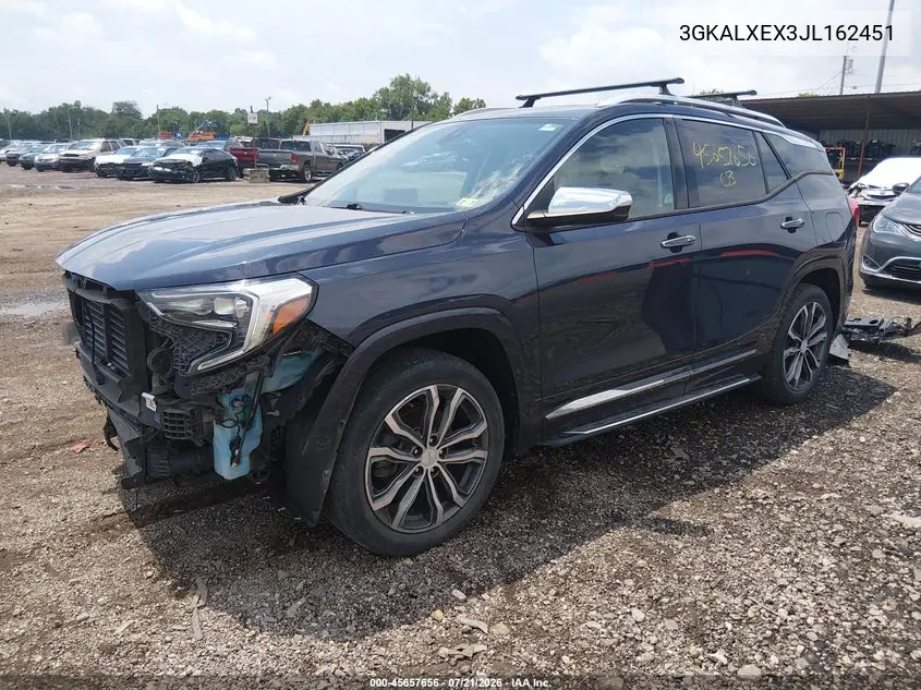 2018 GMC Terrain Denali VIN: 3GKALXEX3JL162451 Lot: 45657656