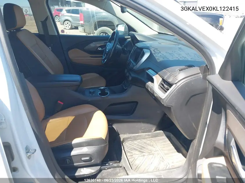 2019 GMC Terrain Slt VIN: 3GKALVEX0KL122415 Lot: 12630748