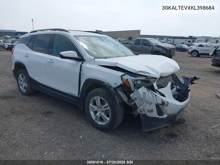 2019 GMC Terrain Sle VIN: 3GKALTEVXKL398684 Lot: 30091016