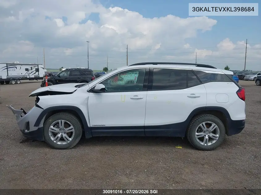 2019 GMC Terrain Sle VIN: 3GKALTEVXKL398684 Lot: 30091016
