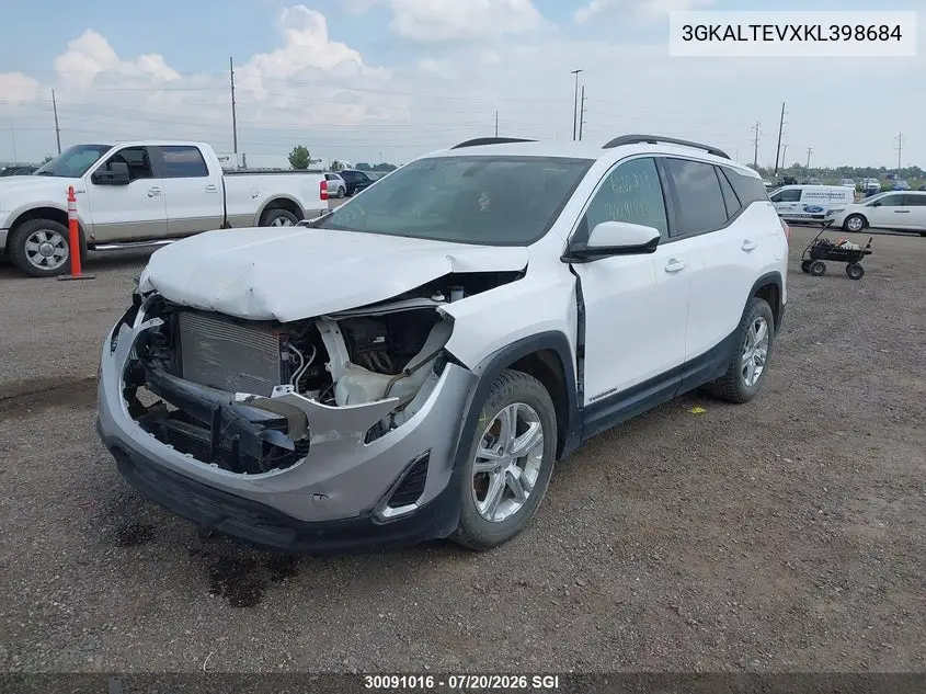2019 GMC Terrain Sle VIN: 3GKALTEVXKL398684 Lot: 30091016