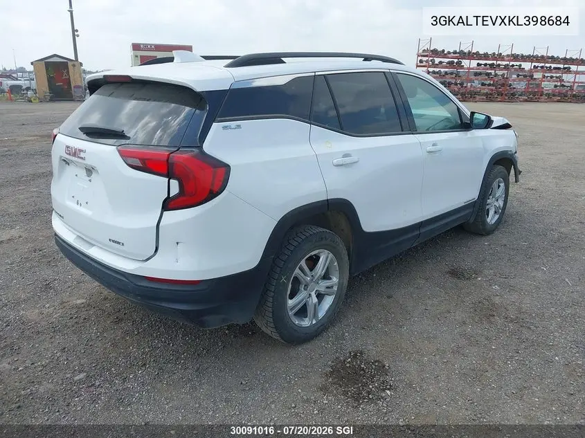 2019 GMC Terrain Sle VIN: 3GKALTEVXKL398684 Lot: 30091016