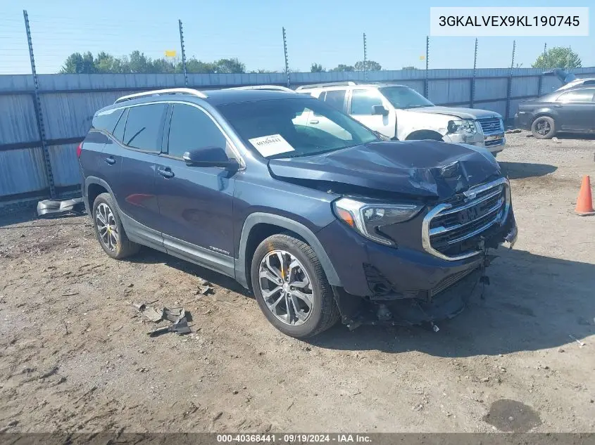 3GKALVEX9KL190745 2019 GMC Terrain Slt
