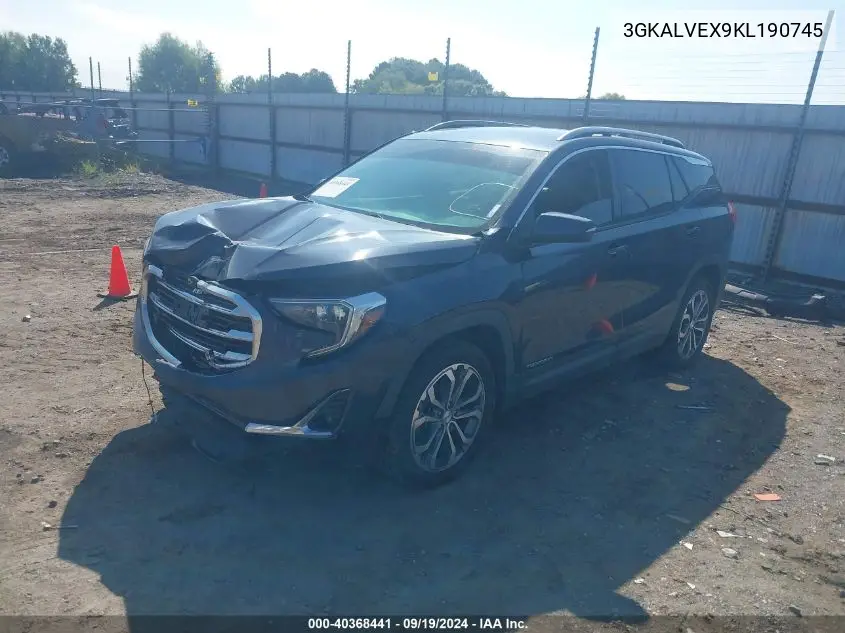 3GKALVEX9KL190745 2019 GMC Terrain Slt