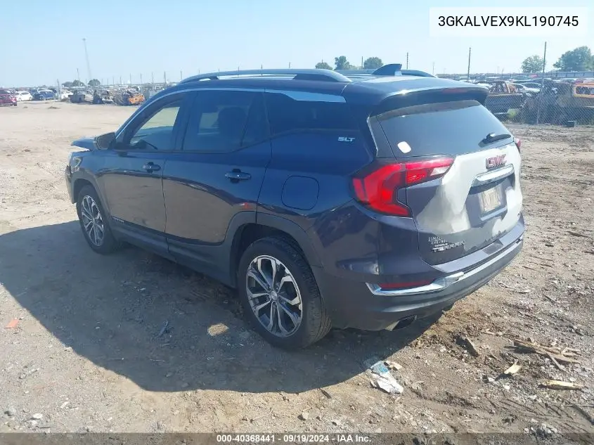 3GKALVEX9KL190745 2019 GMC Terrain Slt