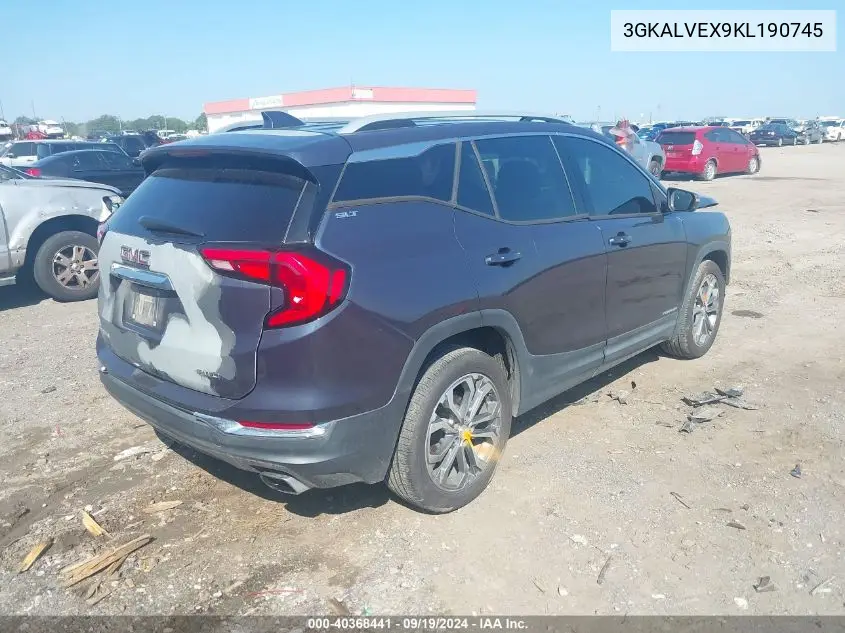 3GKALVEX9KL190745 2019 GMC Terrain Slt