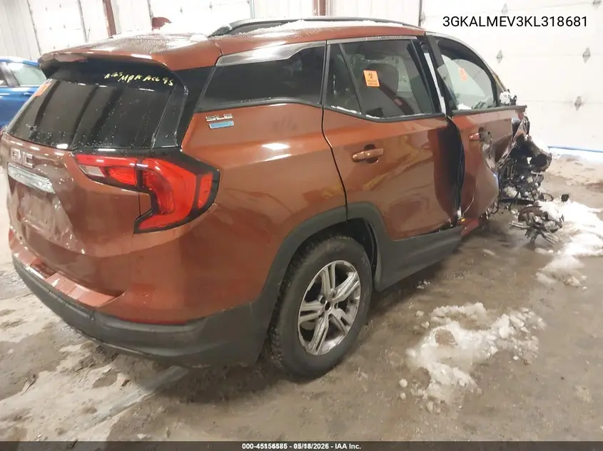 3GKALMEV3KL318681 2019 GMC Terrain Sle