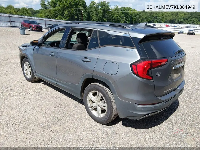 2019 GMC Terrain Sle VIN: 3GKALMEV7KL364949 Lot: 45304921