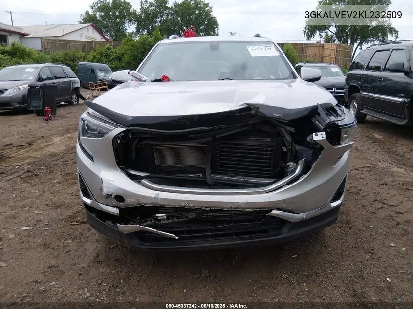 2019 GMC Terrain Slt VIN: 3GKALVEV2KL232509 Lot: 45337242