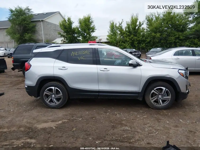 2019 GMC Terrain Slt VIN: 3GKALVEV2KL232509 Lot: 45337242