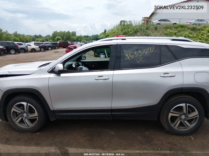 2019 GMC Terrain Slt VIN: 3GKALVEV2KL232509 Lot: 45337242