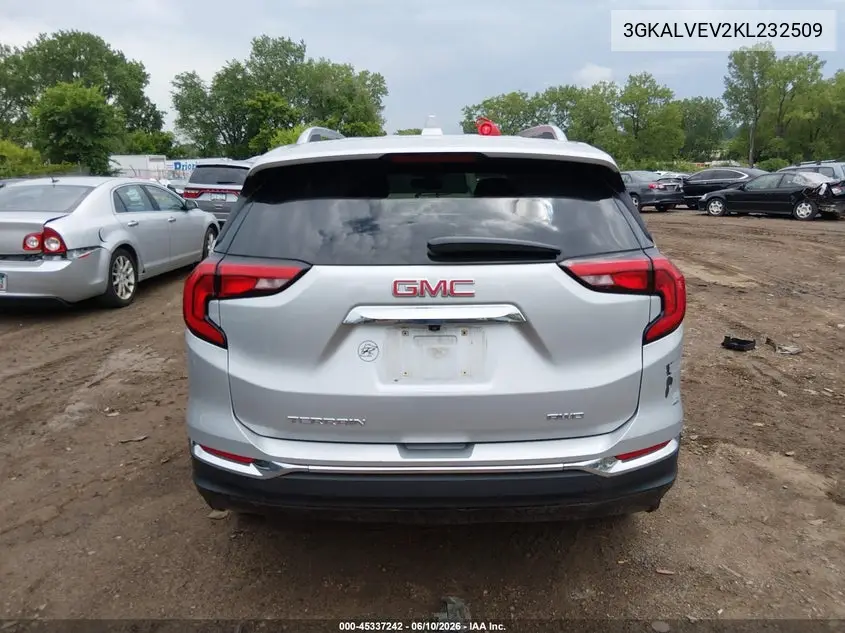 2019 GMC Terrain Slt VIN: 3GKALVEV2KL232509 Lot: 45337242