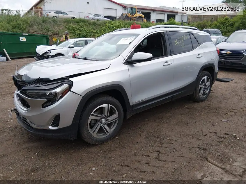 2019 GMC Terrain Slt VIN: 3GKALVEV2KL232509 Lot: 45337242