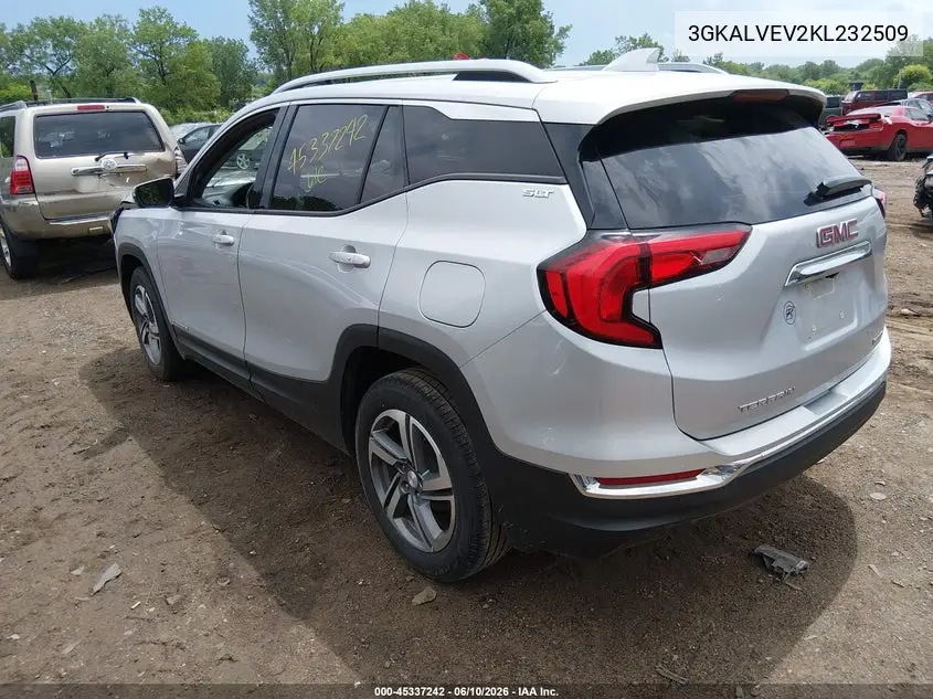 2019 GMC Terrain Slt VIN: 3GKALVEV2KL232509 Lot: 45337242