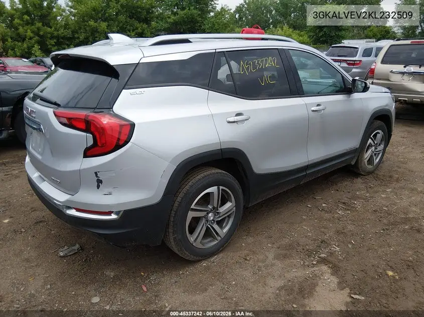 2019 GMC Terrain Slt VIN: 3GKALVEV2KL232509 Lot: 45337242