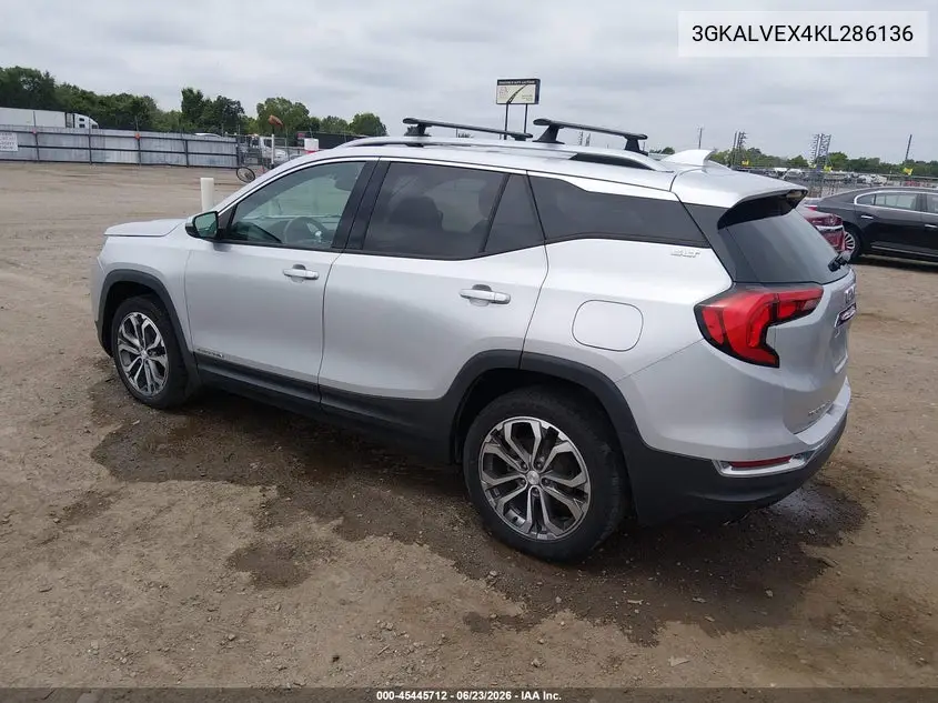2019 GMC Terrain Slt VIN: 3GKALVEX4KL286136 Lot: 45445712