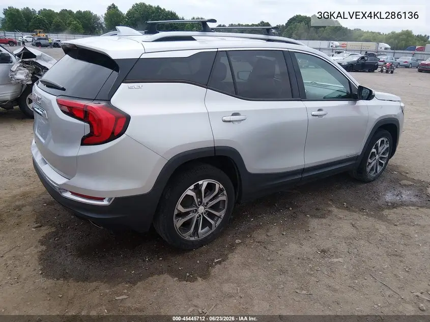 2019 GMC Terrain Slt VIN: 3GKALVEX4KL286136 Lot: 45445712