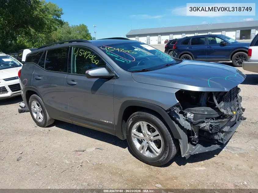 2019 GMC Terrain Sle VIN: 3GKALMEV0KL318749 Lot: 45470160