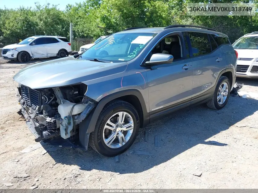 2019 GMC Terrain Sle VIN: 3GKALMEV0KL318749 Lot: 45470160