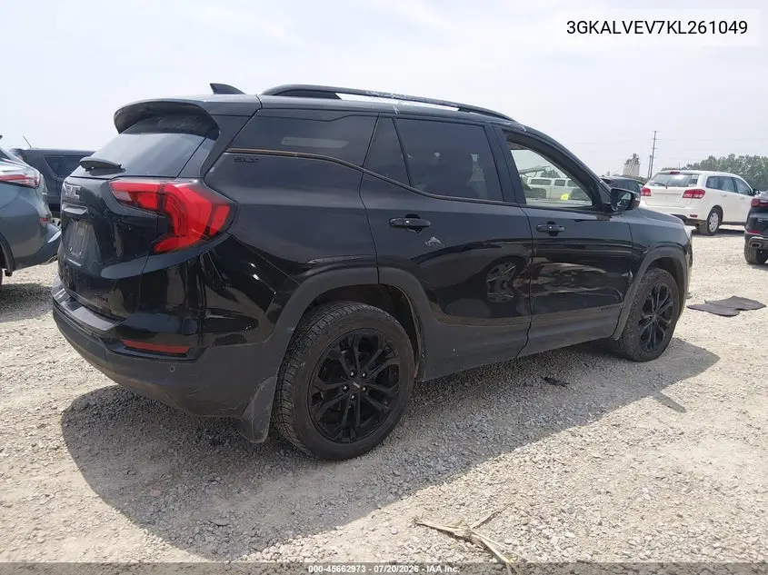 2019 GMC Terrain Slt VIN: 3GKALVEV7KL261049 Lot: 45662973