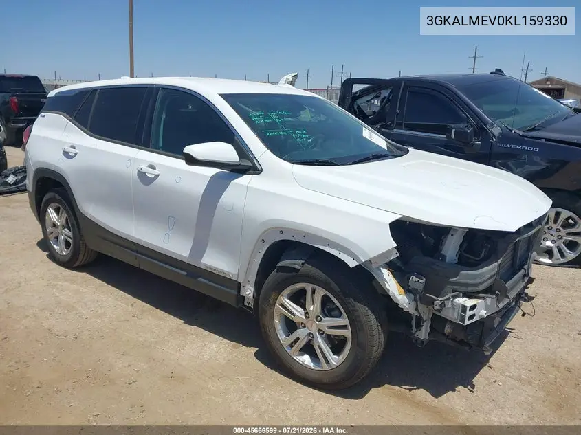 2019 GMC Terrain Sle VIN: 3GKALMEV0KL159330 Lot: 45666599