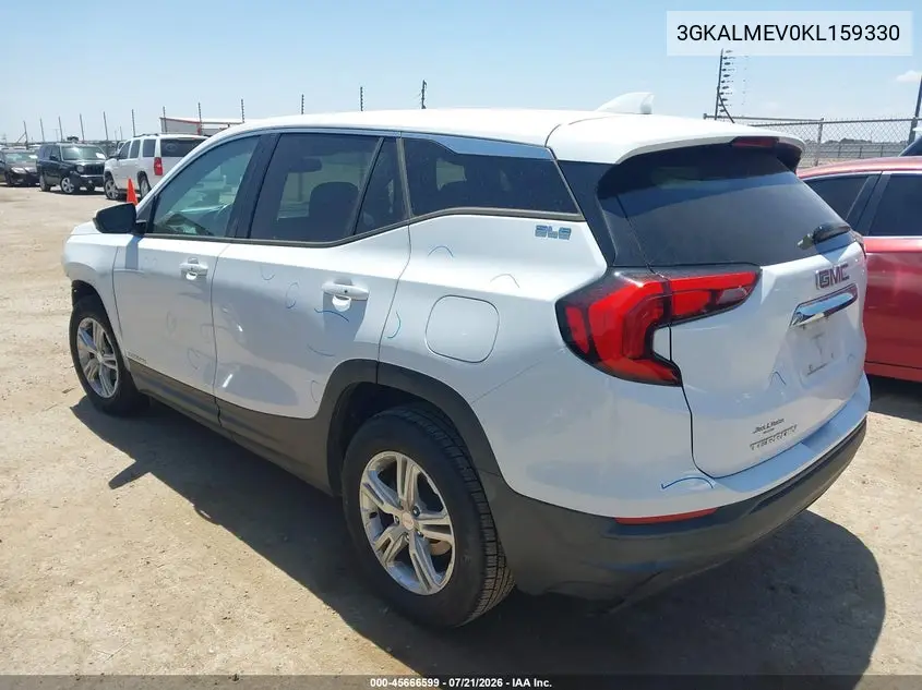 2019 GMC Terrain Sle VIN: 3GKALMEV0KL159330 Lot: 45666599