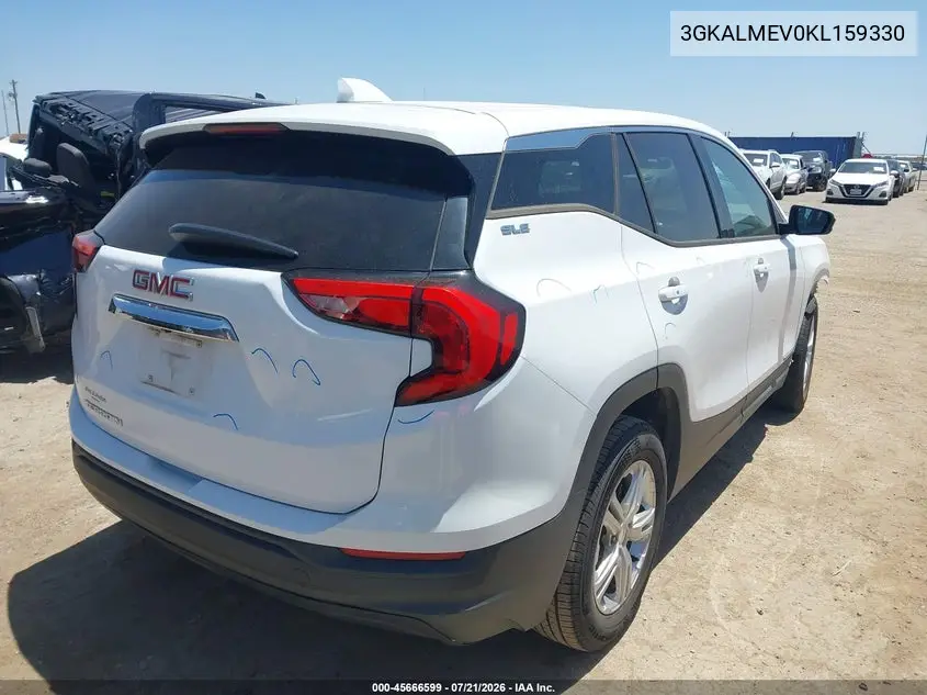 2019 GMC Terrain Sle VIN: 3GKALMEV0KL159330 Lot: 45666599