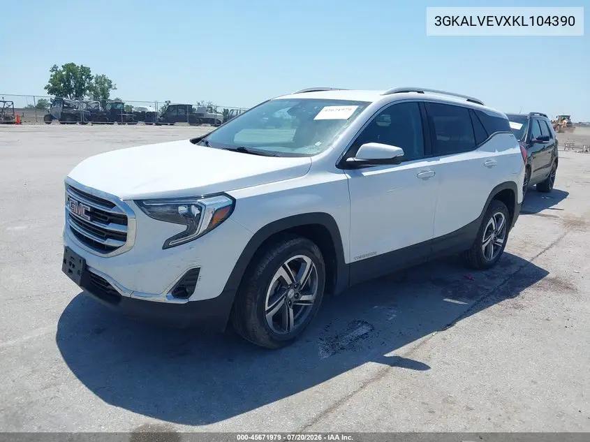2019 GMC Terrain Slt VIN: 3GKALVEVXKL104390 Lot: 45671979